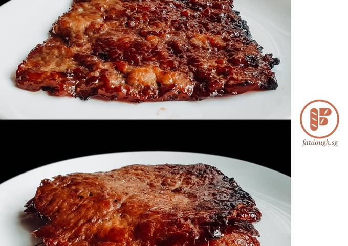 bak kwa 肉干 chinese bbq chicken jerky recipe main photo