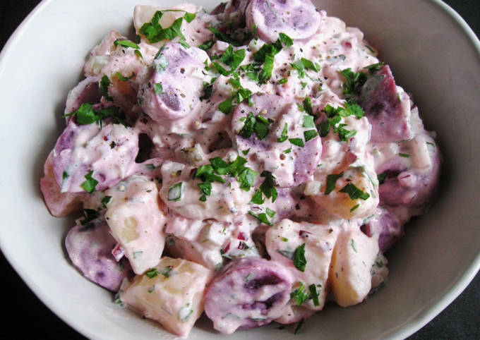 beetroot potato salad recipe main photo