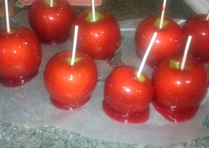 best ever candy apples they got a chewy coating not hard to bite at all recipe main photo