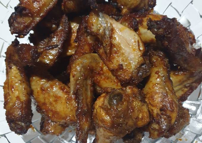 buffalo chicken wings oil free recipe main photo