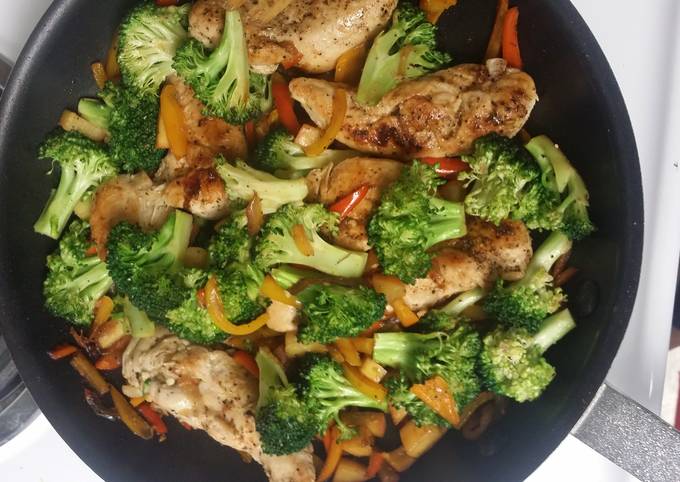 chicken and vegetables mix recipe main photo
