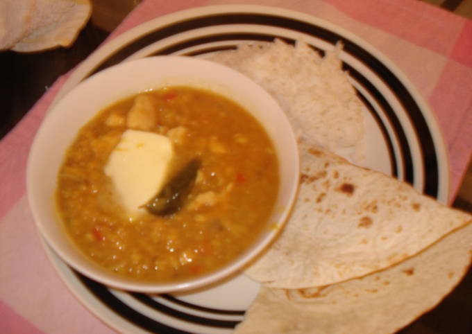 chicken dal curry recipe main photo