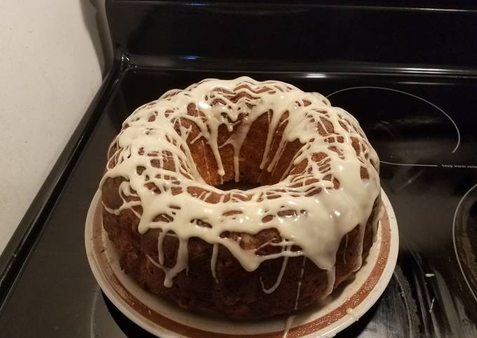 cider glazed apple bundt cake recipe main photo