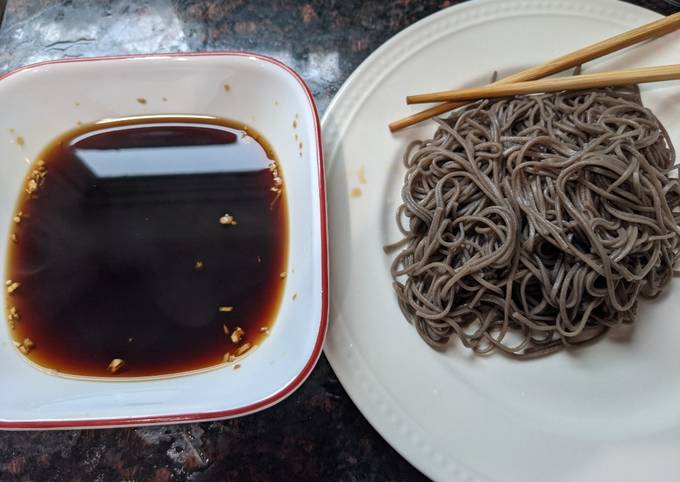 cold soba with dipping sauce recipe main photo