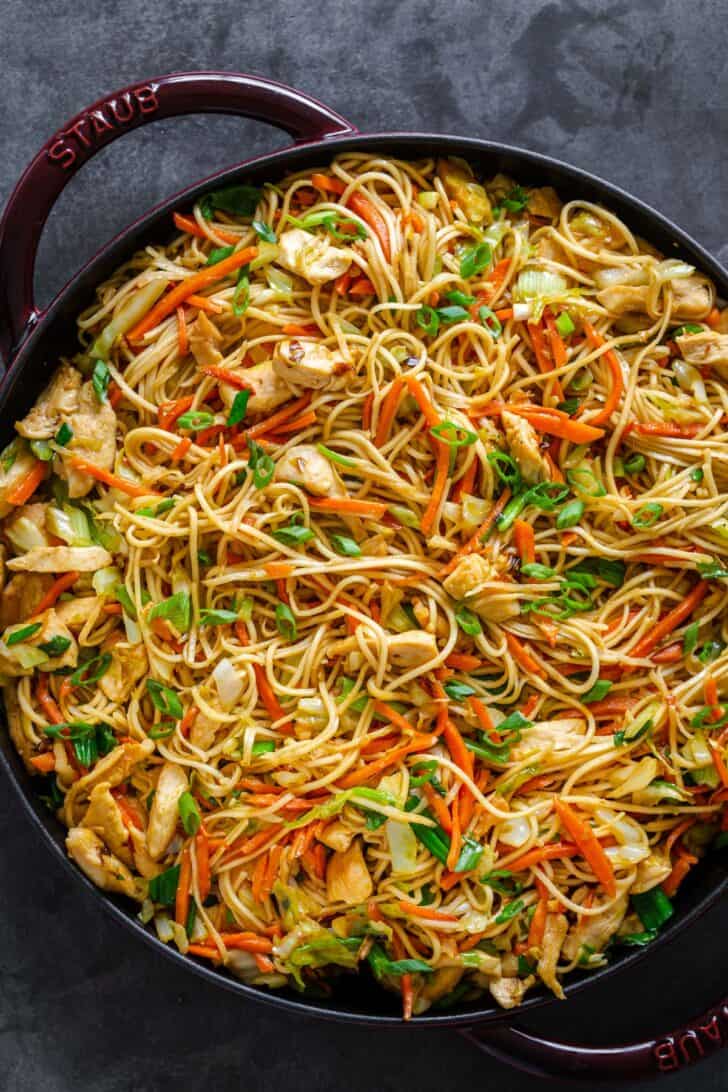 easiest way to prepare any night of the week chinese chowmein with chicken eggs veggies