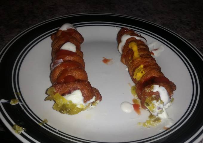 fried zombie mummy dogs recipe main photo