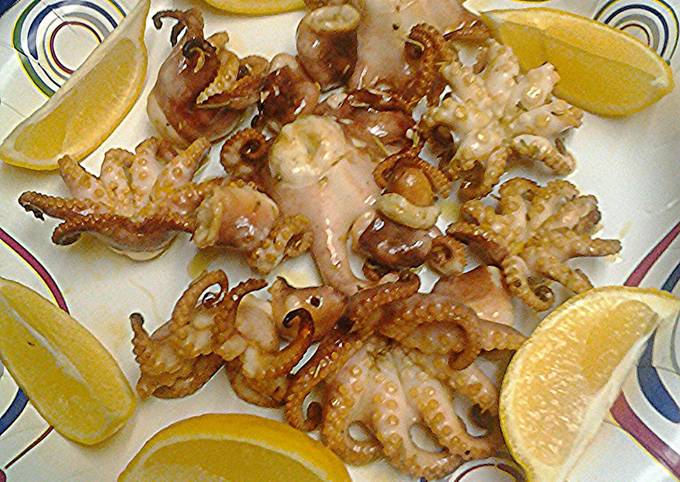 grilled baby octopus recipe main photo