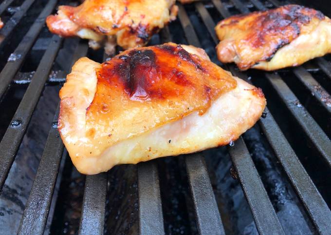 grilled maple syrup chicken recipe main photo