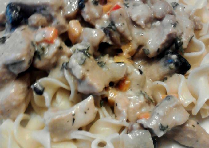 homemade pork stroganoff recipe main photo