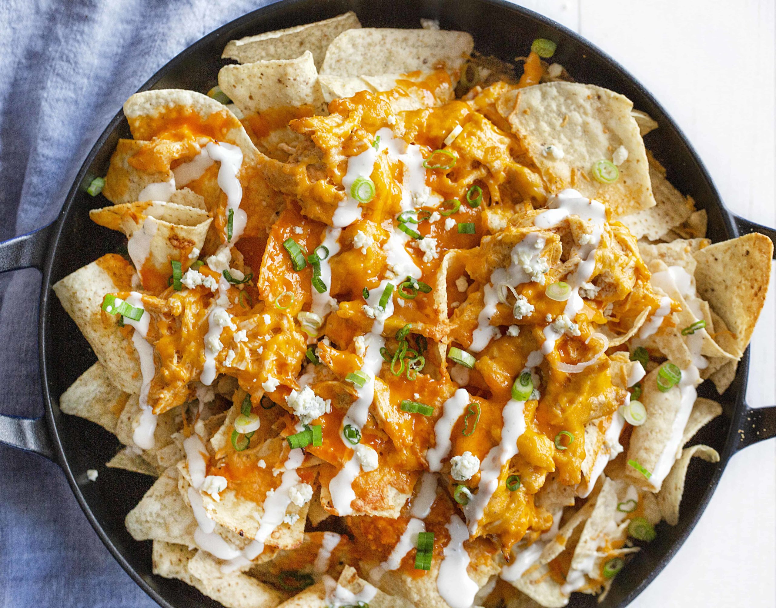 how to make award winning buffalo chicken nachos