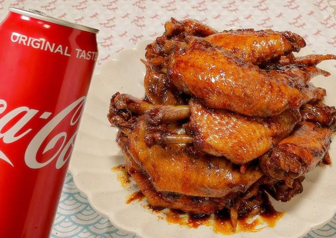 how to make coca cola chicken wings recipe main photo