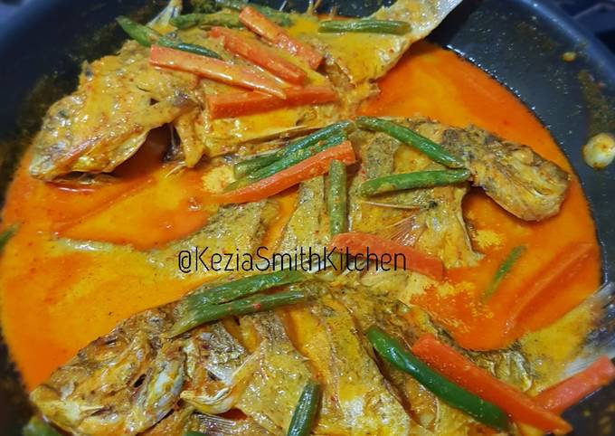 ikan acar kuning yellow pickled fish recipe main photo