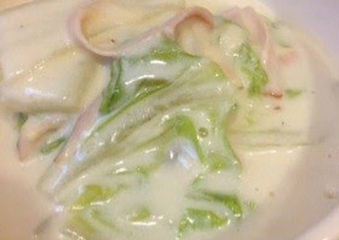 kids favorite braised chinese cabbage in cream sauce recipe main photo