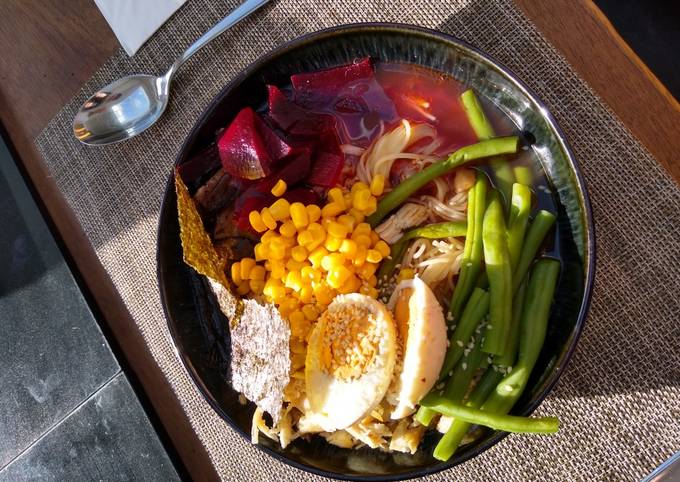 not so traditional ramen noodle soup recipe main photo