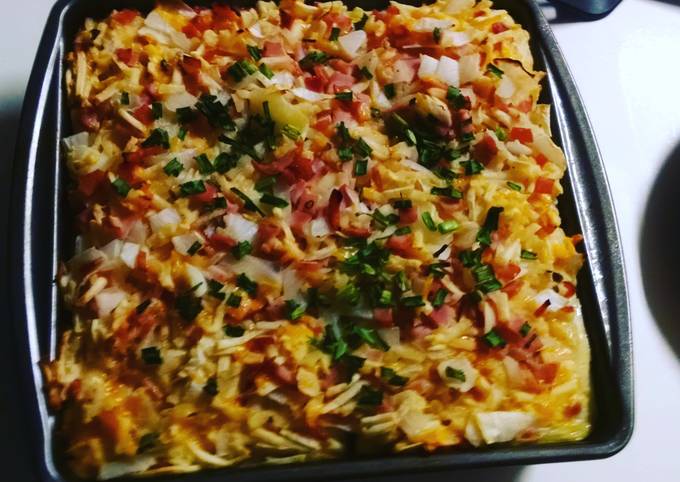 omelette casserole bake recipe main photo