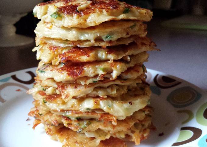 potato apple cheddar pancakes recipe main photo