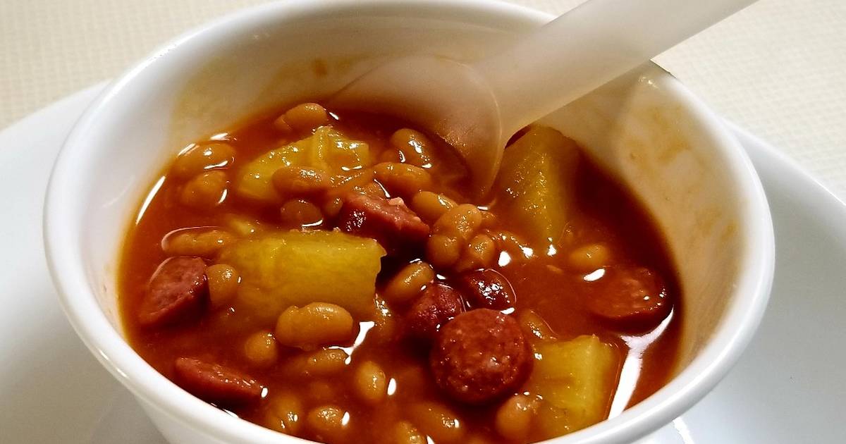 recipe of homemade hawaiian beans wieners