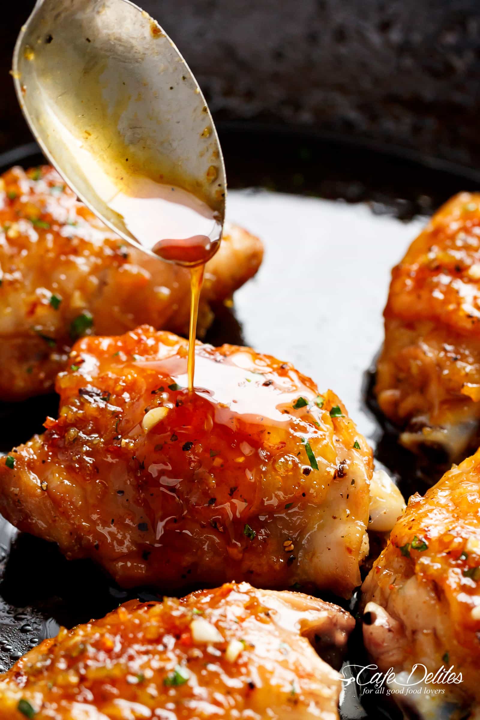 recipe of super quick homemade garlic honey chicken