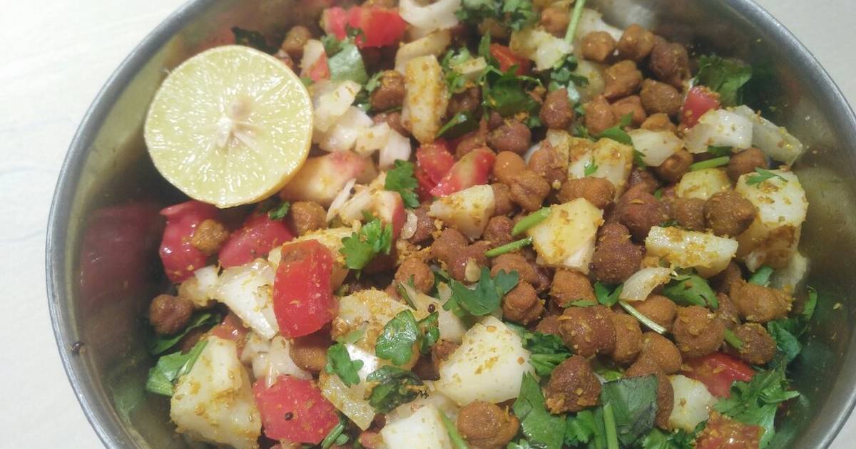 recipe of ultimate potato black chickpea diet salad