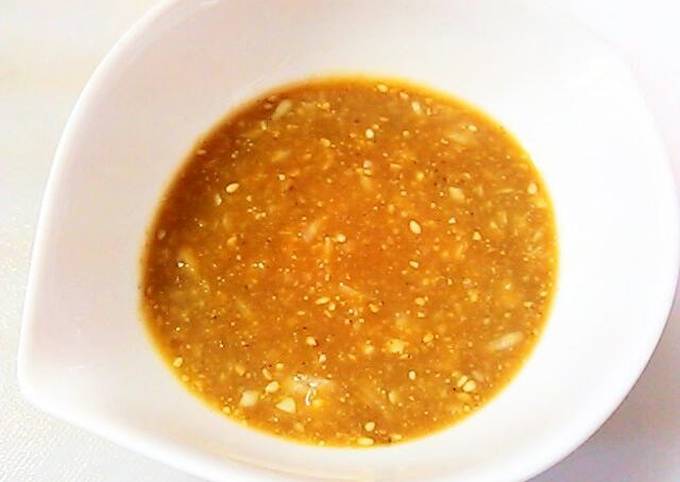 sesame and miso dressing for bang bang chicken recipe main photo