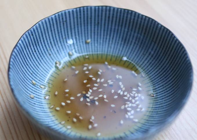 sesame dipping sauce for ginseng chicken soup recipe main photo