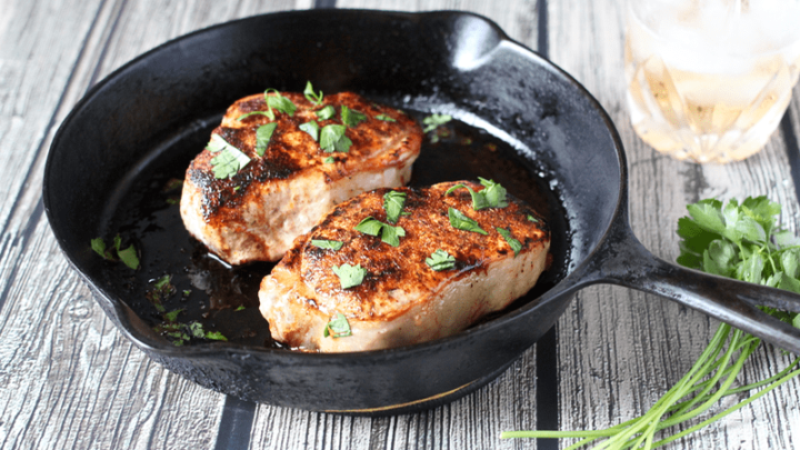 simple way to prepare homemade spice rubbed pork chops 6 points