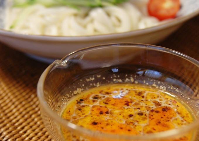 spicy soy milk sesame noodle sauce recipe main photo