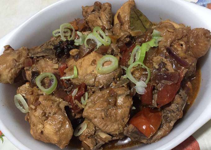 steps to make homemade chicken adobo with anise