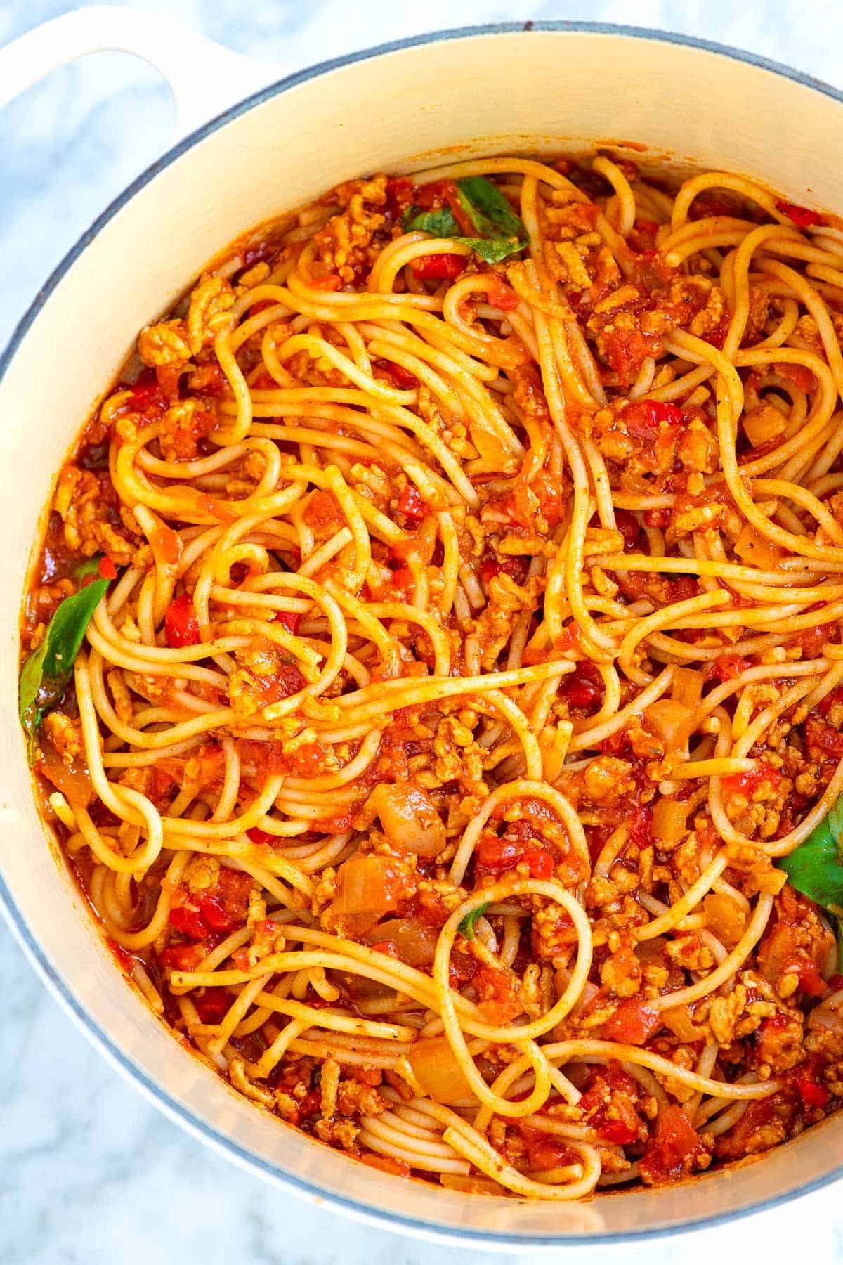 steps to make super quick homemade meaty spaghetti