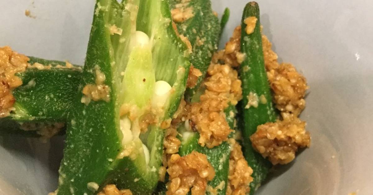 steps to make ultimate okura with sesame