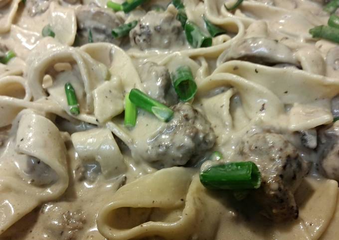 stroganoff meatballs ala nan recipe main photo