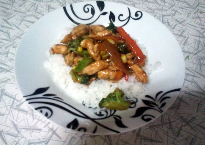 teriyaki chicken stir fry recipe main photo