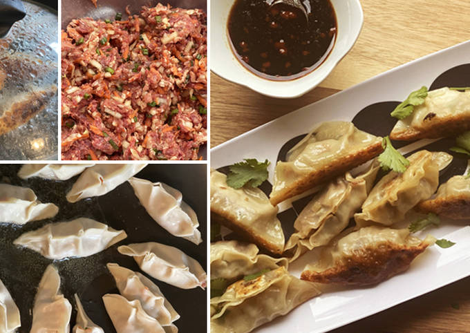 wagyu beef gyoza with soy dipping sauce recipe main photo