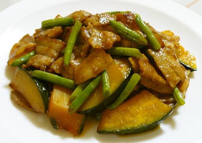 whet your appetite stir fried kabocha squash with chinese seasoning recipe main photo