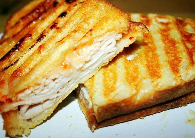 white cheddar apple turkey panini recipe main photo