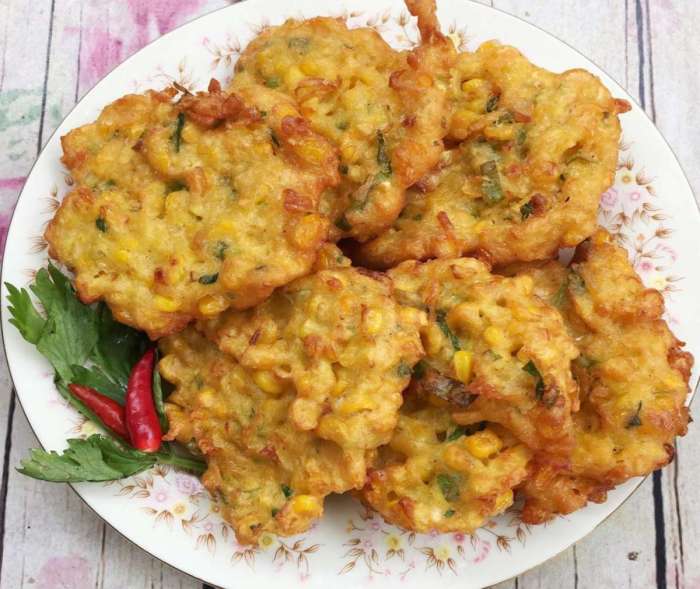 Bakwan jagung membuat memasak renyah lauk teman sederhana buat bihun sawi makanan mudah digigit alot goreng enak gorengan