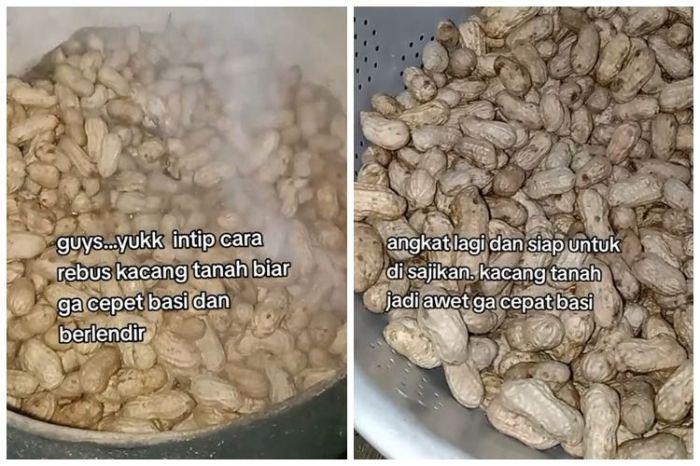 Berapa lama merebus kacang tanah