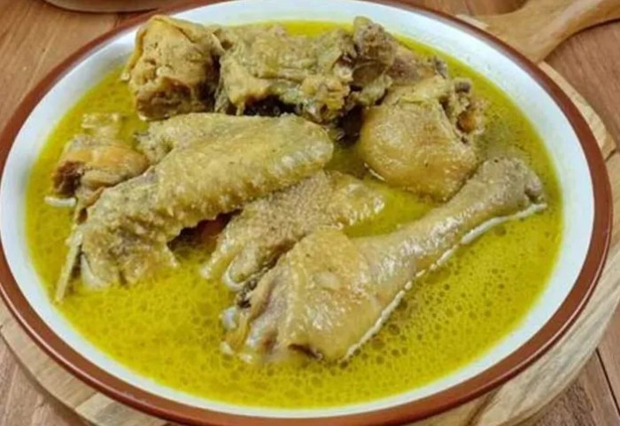 Bumbu opor ayam lebaran