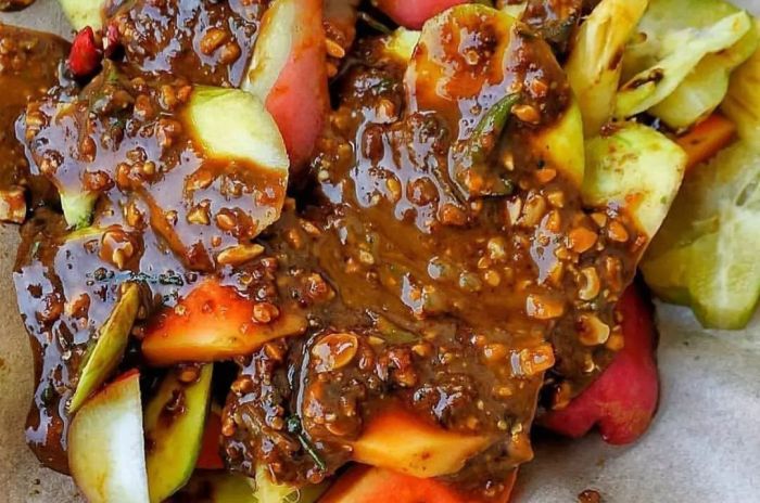 Ayam bumbu rujak panggang resep khas ntt pelepah manuk oven sahabatnesia