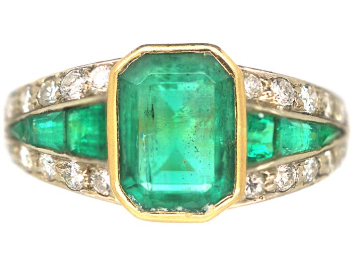 Emerald rings antique