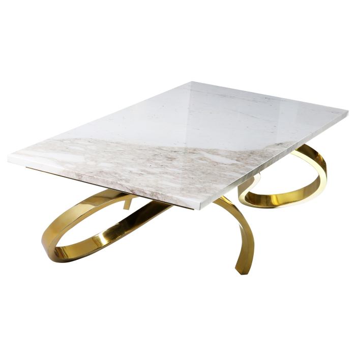 Table coffee marble thaddeus round