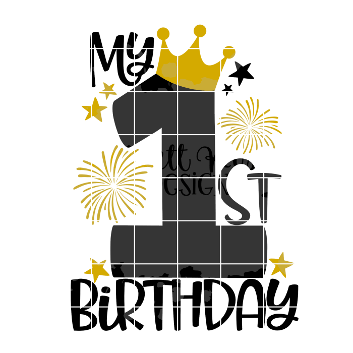 1st Birthday Transparent PNG