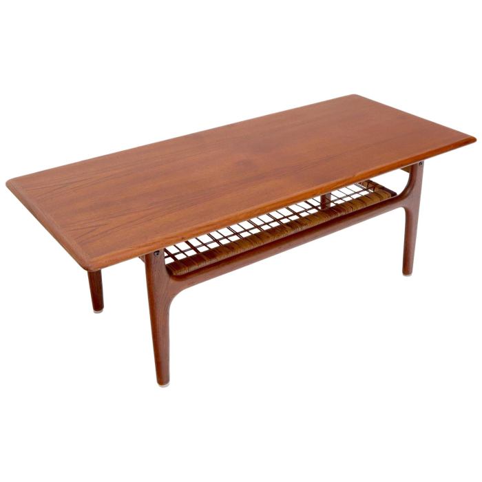 Teak mid century modern coffee table