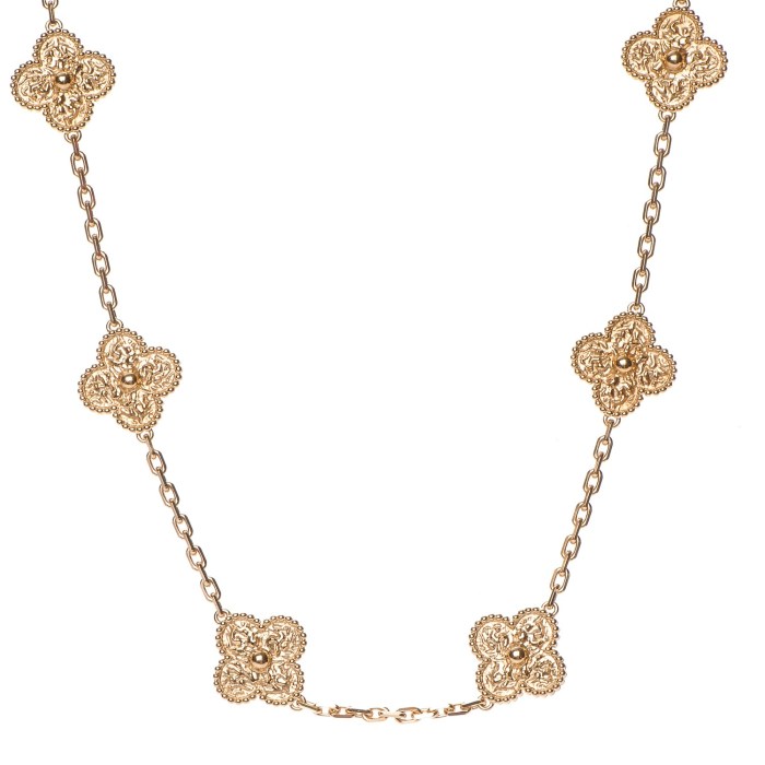 Van cleef & arpels alhambra necklace