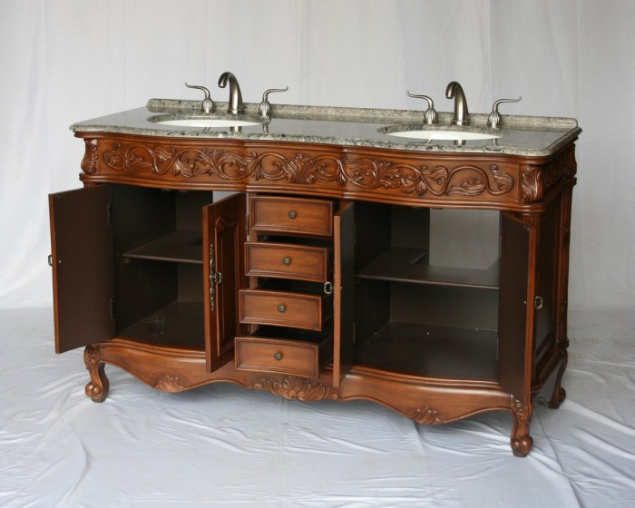 Antique sink cabinet