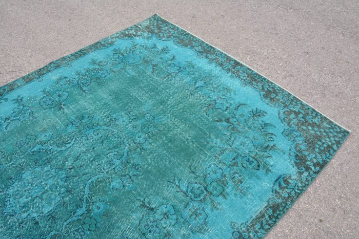 Antique overdyed rug