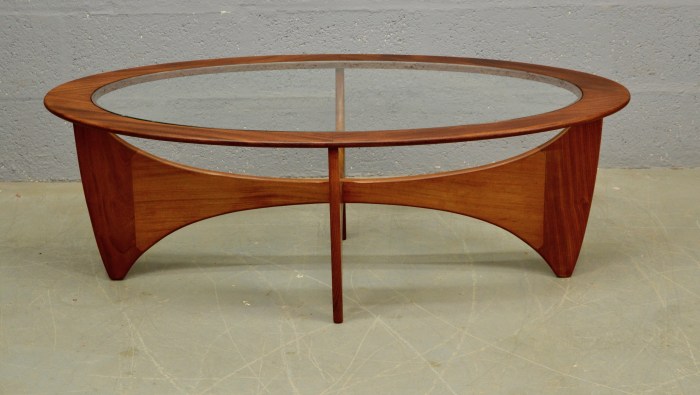 Table coffee teak mid century danish