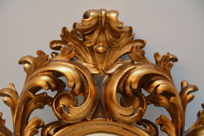 Antique carved mirror