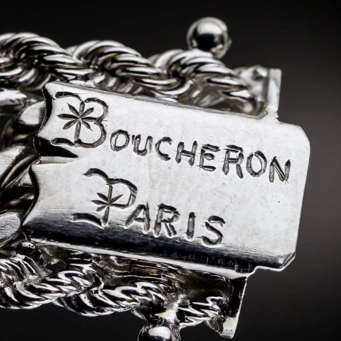 Boucheron maker university marks timeline necklace