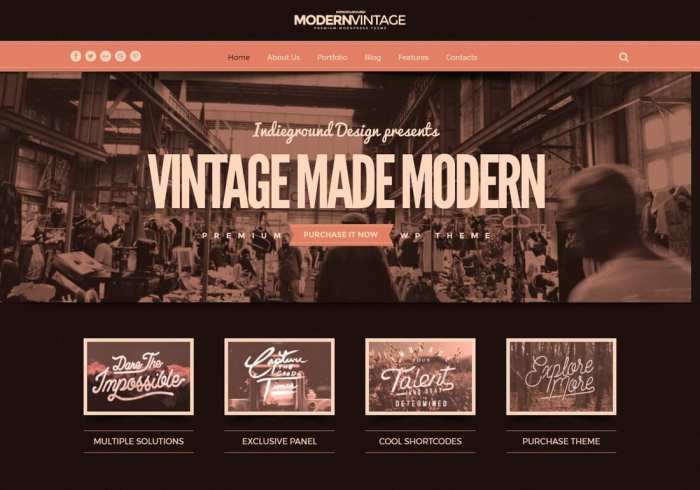 Vintage website